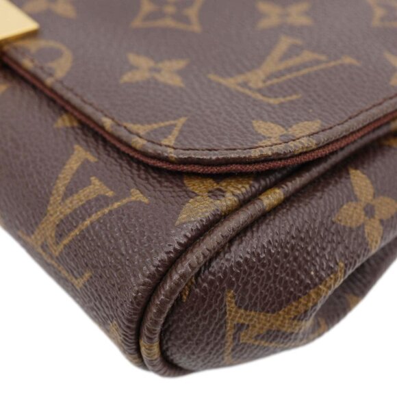 Louis Vuitton  Favorite PM Monogram Canvas Shoulder Bag Brown - Picture 8 of 16